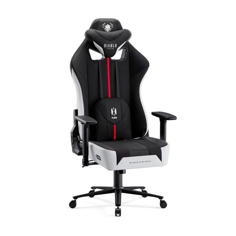 Silla gaming Diablo X-Player 2.0 con respaldo de tejido y malla