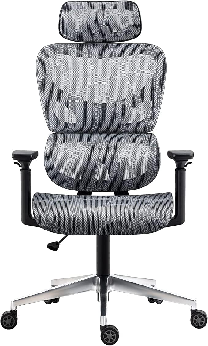 Silla ergonómica Nouhaus Ergo3D respaldo de malla con reposabrazos 4D