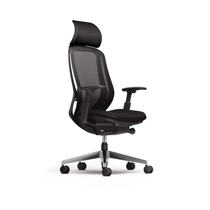 Silla ergonómica Okamura Sylphy con respaldo de malla y curva en S