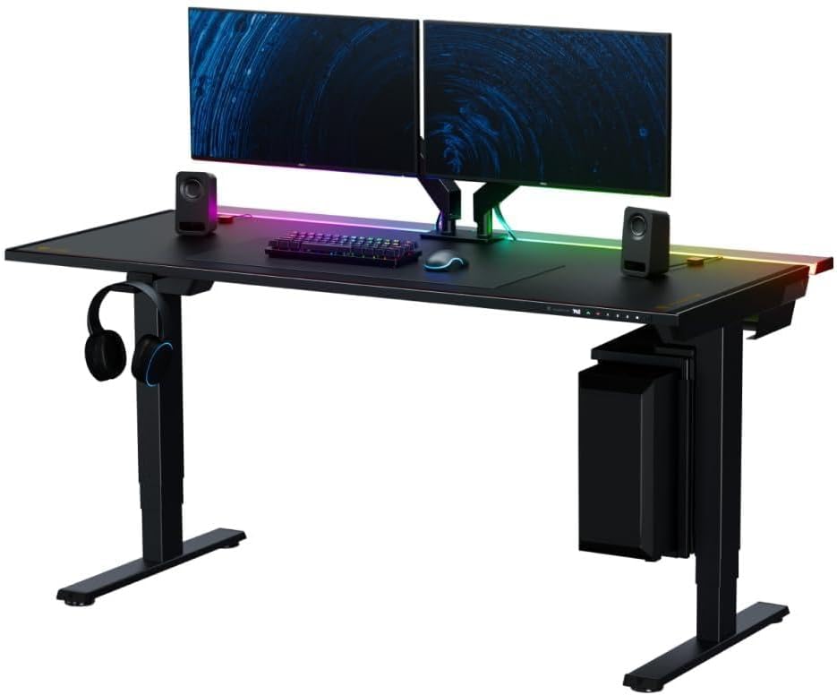 Escritorio elevable metálico Secretlab MAGNUS Pro con doble motor y sistema magnético de gestión de cables